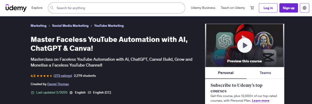 udemy - Learn YouTube Automation